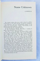 Name Unknown ( A novella Stories ) by Chinghiz Guseinov, Raduga Publishers 1983