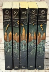 Percy Jackson and the Olympians Series by Rick Riordan Lot of 5 Books GUC