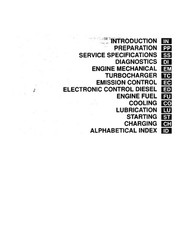 TOYOTA 1KZ-TE Engine Repair Manual 1999 – STEEL WIRE BOUND – PROTECTIVE COVERS