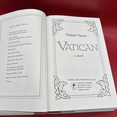 Vatican: A Novel by Malachi Martin Catholic- 1st Edition Hardcover w/ Dust Cover
