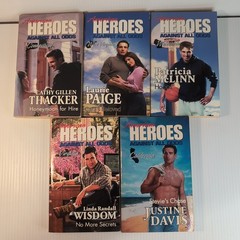 Harlequin American Heroes Paperback Book Contemporary Romance Love 5x