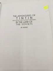 The Adventures Of Tintin Volume 1 Land Of The Soviets The Congo Hardcover