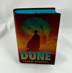 DUNE by Frank Herbert Deluxe Hardcover Dust Jacket Poster Stained Edges