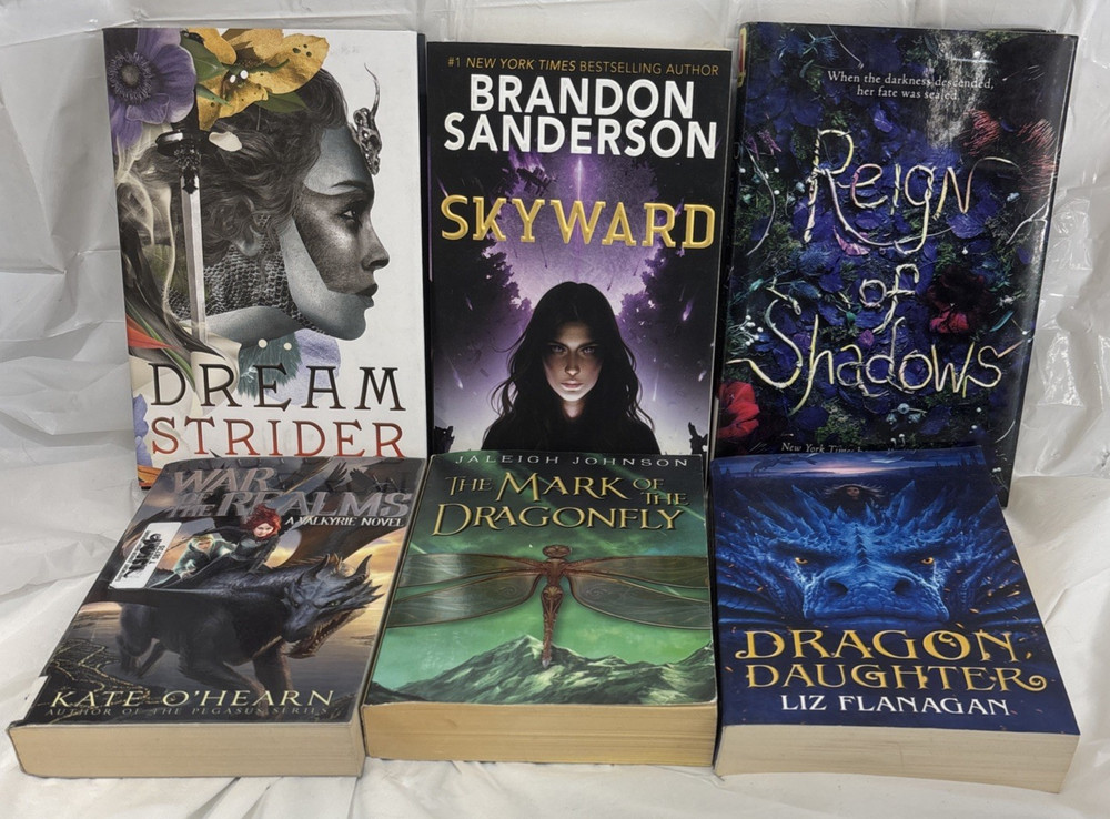Other Worlds, Lot of 6, Dream Strider, Skyward, Dragon Daughter,Reign of Shadows
