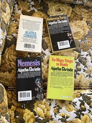 Lot of 8 Vintage Agatha Christie Paperbacks Mixed Titles 1950s-1980s