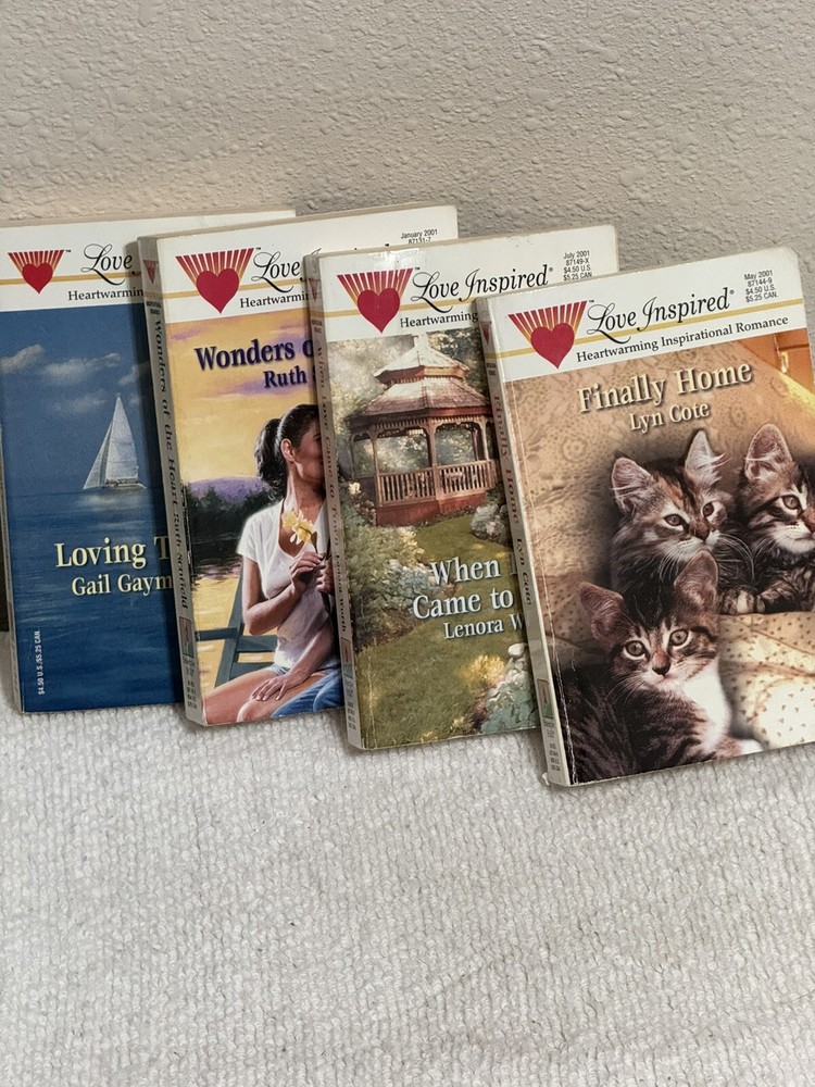 Steeple Hill Love Inspired Series Lot 4 Paperback Books
