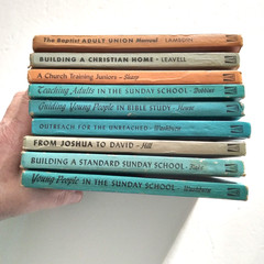 Convention press VTG Lot Of 9 Books Southern Baptist Church Study Course Gospel
