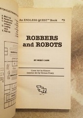 Dungeons & Dragons An Endless Quest #9 Robbers and Robots by Mike Carr 1983 TSR