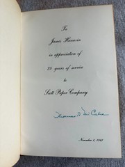 Winston S Churchill WWII Hinge of Fate 1950 Signed Thomas B McCabe 1961 Leather