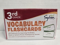 3rd Grade Vocabulary Flashcards: 240 Flashcards Sylvan Learning Cards New Sealed