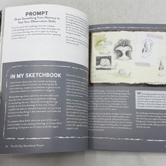 The 30-Day Sketchbook Project: Daily Exercises and Prompts to Fill Pages,: Used