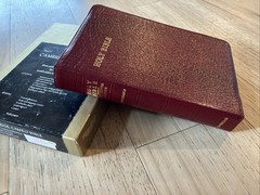 Cambridge Cameo KJV King James Ver Bible Genuine French Morocco Leather 74XRL