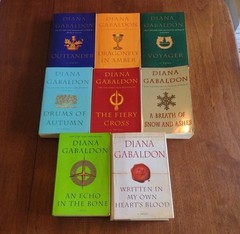 Diana Gabaldon Outlander Series Set Lot Large Trade Paperback Books 1-8