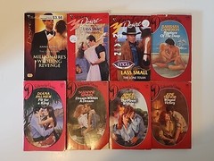 Lot of 100 Harlequin/Silhouette Desire Romance Paperbacks Random Mix Vintage
