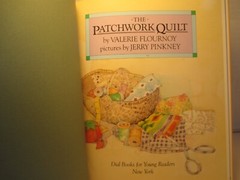 children’s picture book PATCHWORK QUILT by FLOURNOY illus JERRY PINKNEY 1985 hc