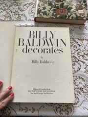 Billy Baldwin Decorates by Billy Baldwin (1972 – Hardcover)