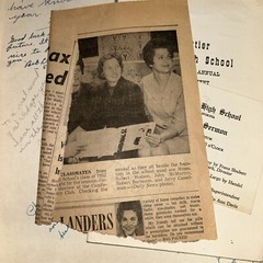 1952 Vintage Yearbook Cardinal Whittier Ca with ephemera