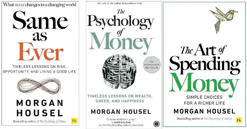 Morgan Housel 3 Books Set-SAME AS EVER,Psychology of Money,Art of Spending Money