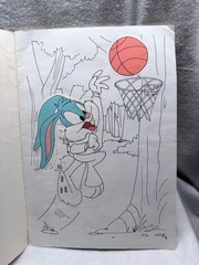 Tiny Toon Adventures Sticker Fun Golden Coloring Book Used Condition