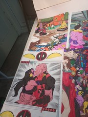 (1) Pre-owned 14 Colored Pages From Deadpool Coloring Book.