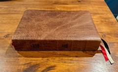 RARE: Charles Ryrie Study Bible NKJV, Premium American Bison Leather Binding