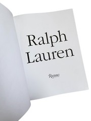 RALPH LAUREN BY RALPH LAUREN RIZZOLI RARE SIGNED BY AUTHOR HARDCOVER BOOK FIRST