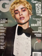 (NEW) GQ Magazine December 2022/January 2023 ZOE KRAVITZ -SUPERHERO OF THE YEAR