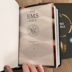 NIB 2017 Book CSB EMS Emergency Medical Services Christian Standard Bible Navy