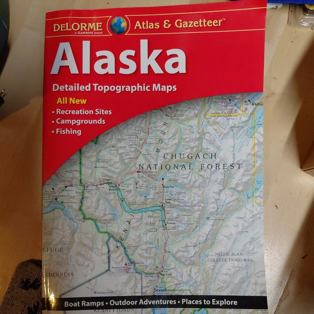 DELORME ALASKA ATLAS & GAZETTEER By Rand Mcnally **BRAND NEW**