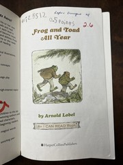 I Can Read Level 2 Ser.: Frog and Toad All Year by Arnold Lobel (1984, Trade…