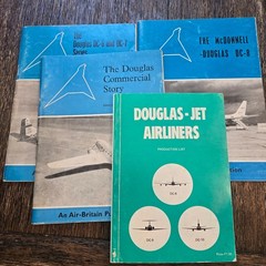 Douglas Air Britain Books DC-6 DC-7 DC-8 DC-9 DC-10 Set 4