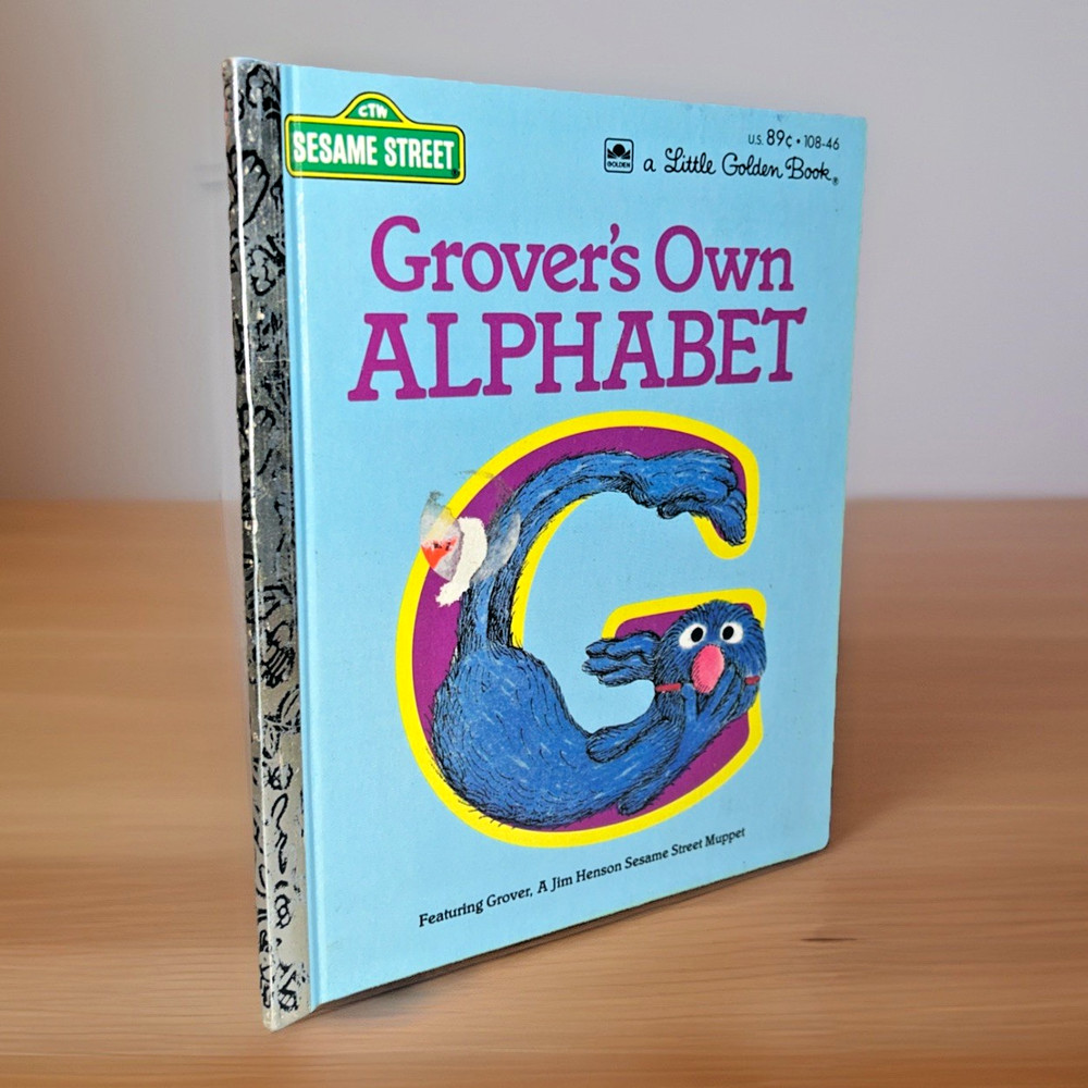 Grover’s Own Alphabet (1978) ~ Sal Murdocca ~ Little Golden Book ~ Sesame Street