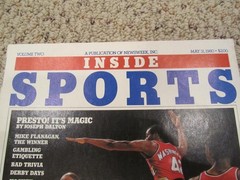 Inside Sports Magazine Volume 2 May 1980 Magic Johnson Lakers