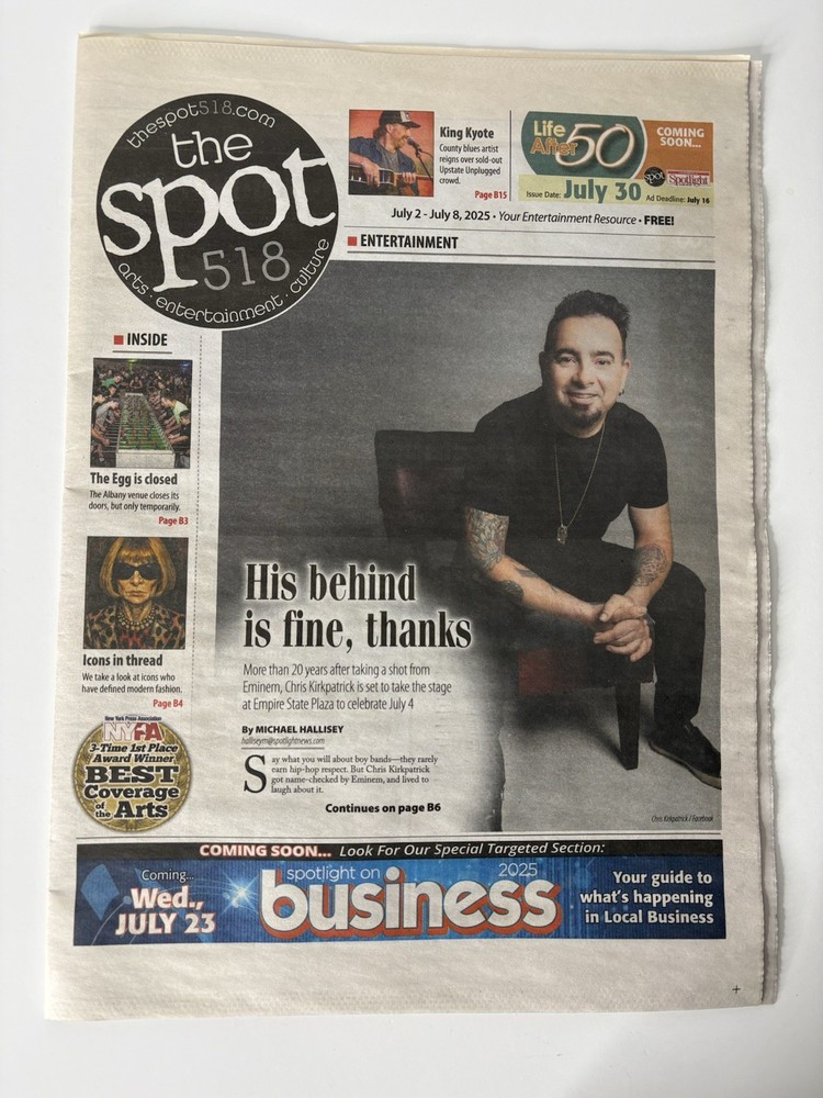 518 The Spot Featuring Chris Kirkpatrick NSYNC & O-town Issue 2025