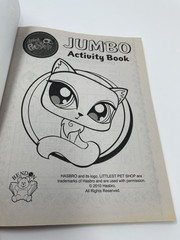 2010 Littlest Pet Shop Jumbo Coloring & Activity Book LPS – New Old Stock Unused