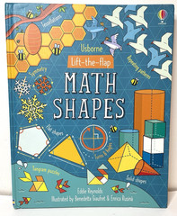 Usborne Math Shapes Lift-the-Flap Hardcover Ages 4-8 Activity Book Illustrated