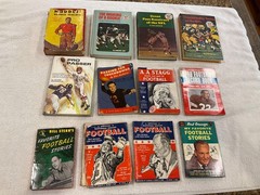 Vintage Football Books & Record Guides Lot – 11 Mid-Century Titles (1930s-1960s)