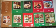 Southern Living Annual Recipes 10 Hardcover Books 1980s,1990s 2000s Oxmoor House