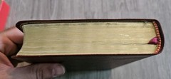 1983 Nelson NKJV Red Letter Bonded Leather Imperial Reference Bible Gilded 745BG