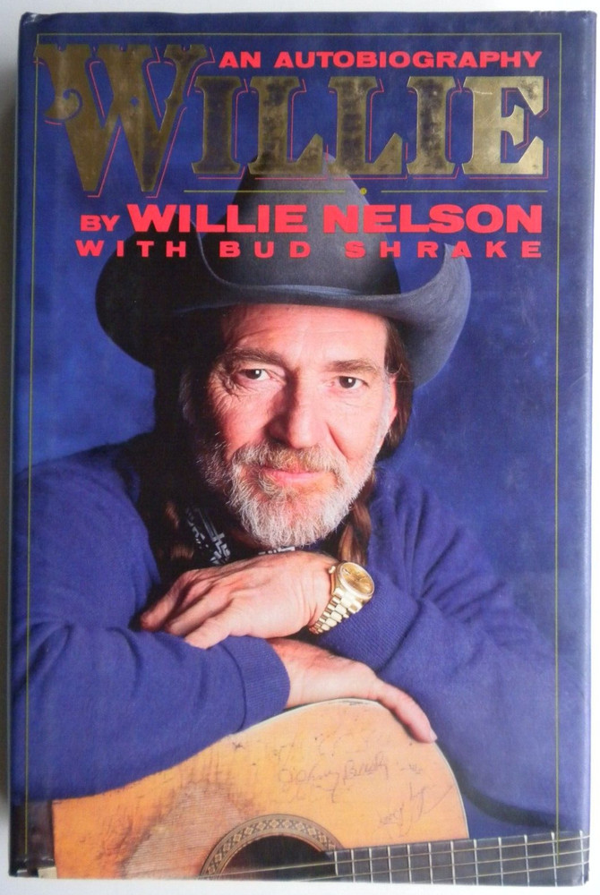 WILLIE NELSON Singer songwriter AN AUTOBIOGRAPHY 1st edition 1988 HCDJ 334 pages