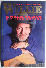 WILLIE NELSON Singer songwriter AN AUTOBIOGRAPHY 1st edition 1988 HCDJ 334 pages