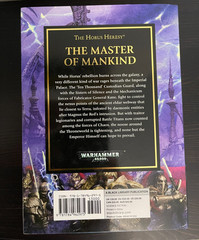 Warhammer Horus Heresy The Master of Mankind 1st edition Hardback, NEW.