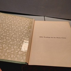 BIBLE READINGS FOR THE HOME CIRCLE A Topical Study of the Bible 1921 [Hardco…