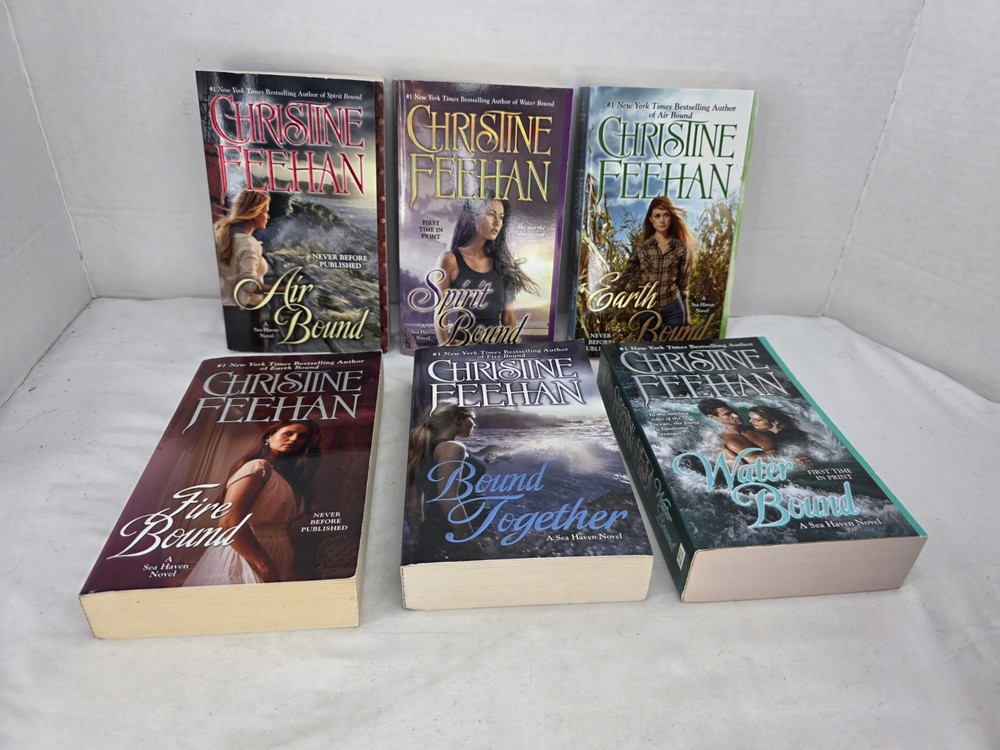 Complete Series Set SEA HAVEN 1-6 Christine Feehan Paranormal Lot