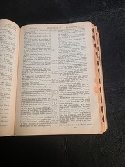 Holy Bible Red Letter Edition KJV National Bible Press Pocket Tabbed VTG