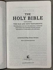 KJV Holy Bible Thomas Nelson Version Book King James Brown Leathersoft