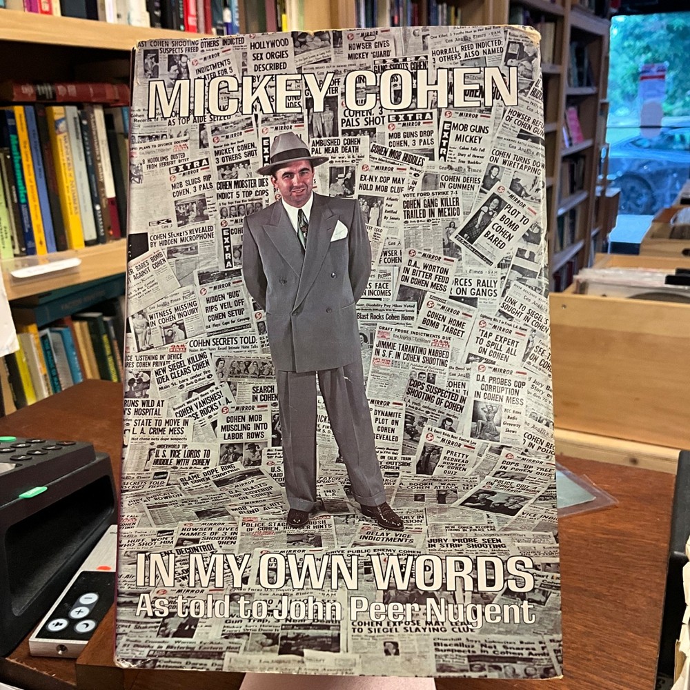 Vintage 70’s Jewish Mobster bio: Mickey Cohen, In My Own Words: As Told to John
