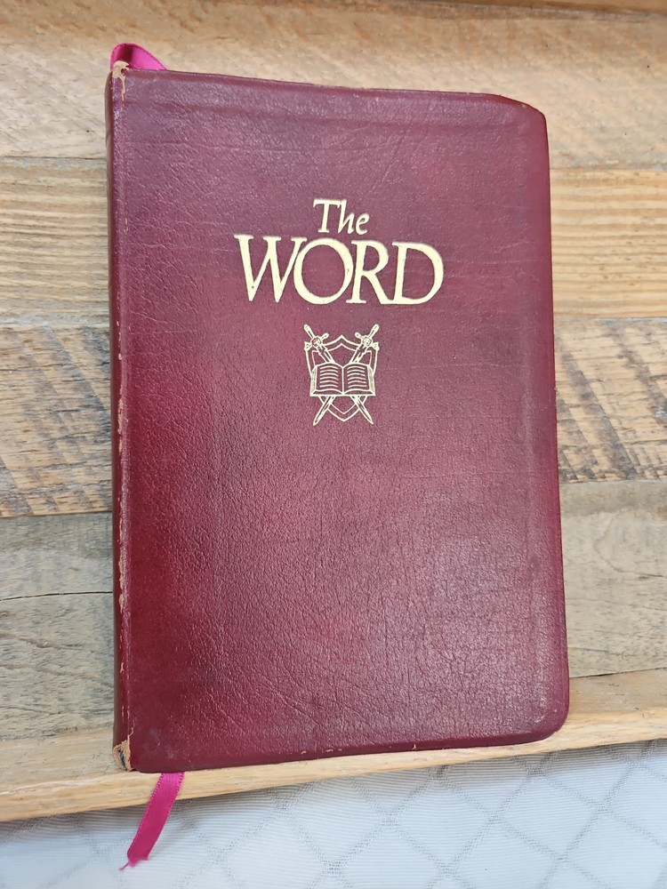 Scarce! The Word Study Bible KJV by Harrison House in Burgundy Bonded Leather