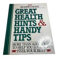 Great Health Hints & Handy Tips Reader’s Digest Hardcover 4,000 Ideas