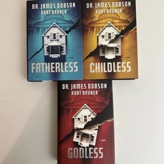 Christian Faith Book Lot 3 – Fatherless Childless Godless LIKE NEW Condition